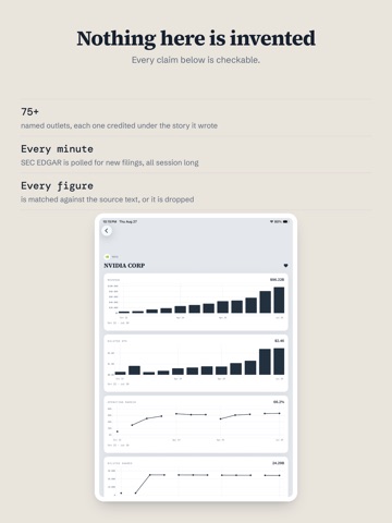 SuMarket - Market Briefings iPad screenshot
