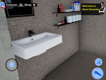Motel Manager Supermarket Game iPad screenshot