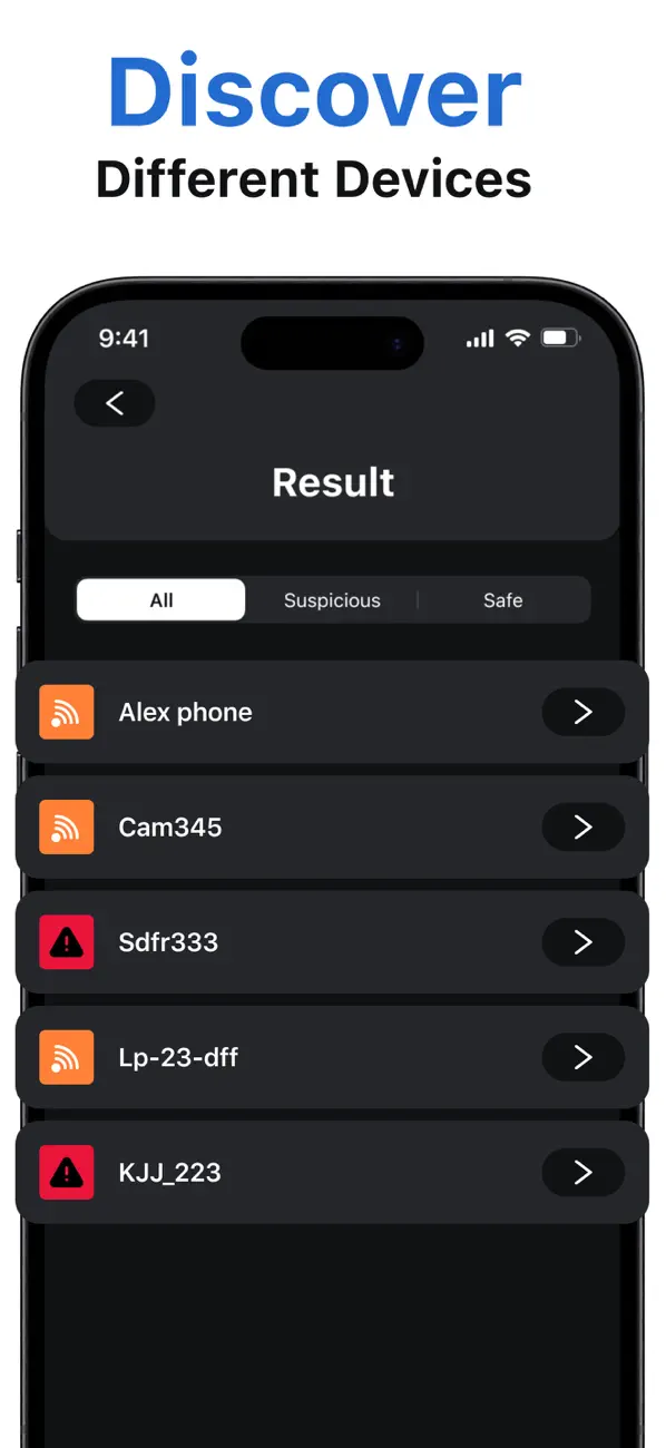 Screenshot #2 pour Bluetooth Monitor WiFI Scanner