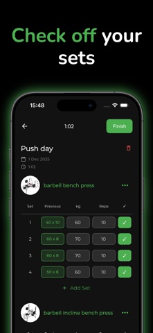 GymGainz: Workout tracker Screenshot 4 of 6