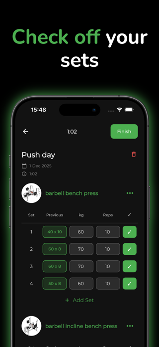 GymGainz: Workout tracker Screenshot 4 of 6