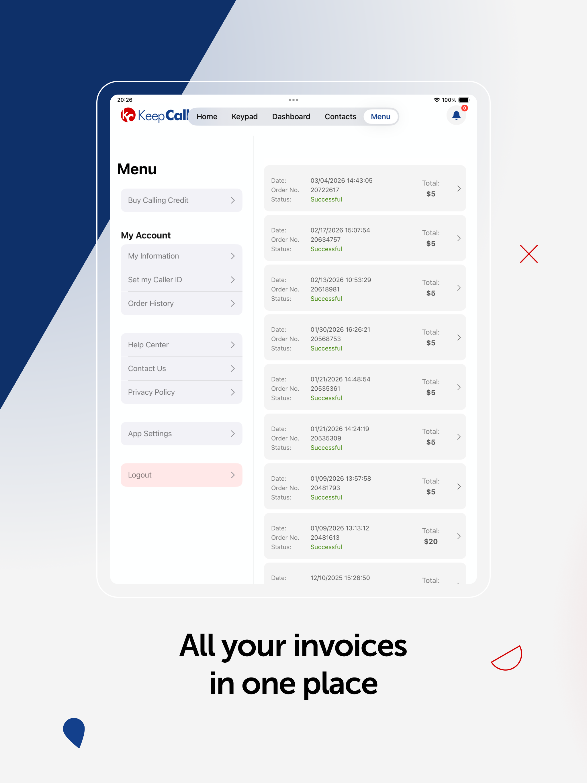 KeepCalling International screenshot 14