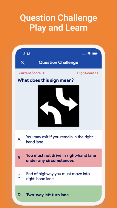 Ontario G1 Practice Test Screenshot