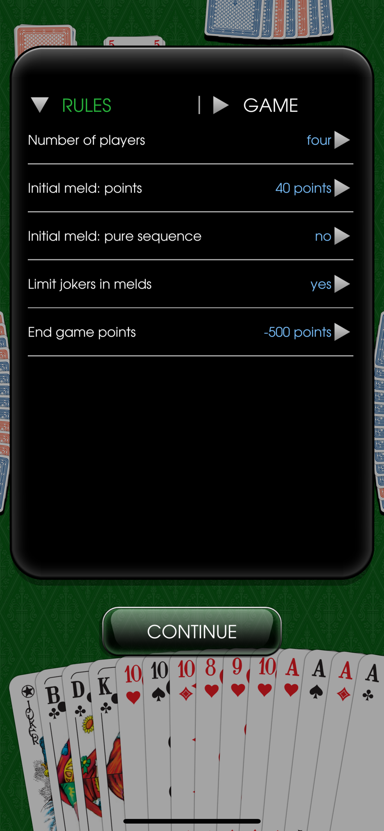 Rummy HD - The Card Game screenshot 4
