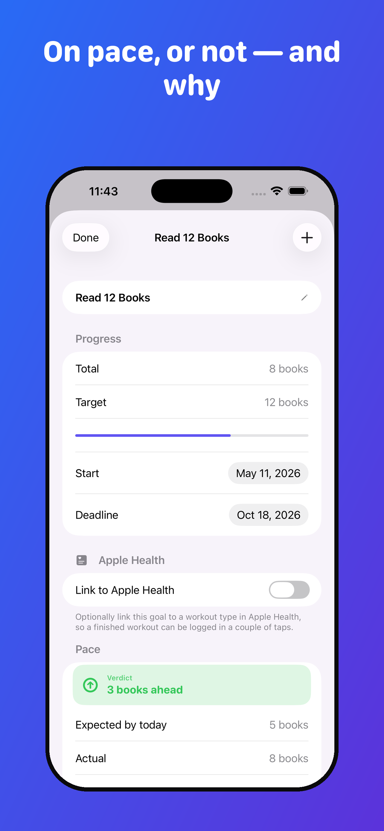 Onward — Goal & Habit Tracker screenshot 4