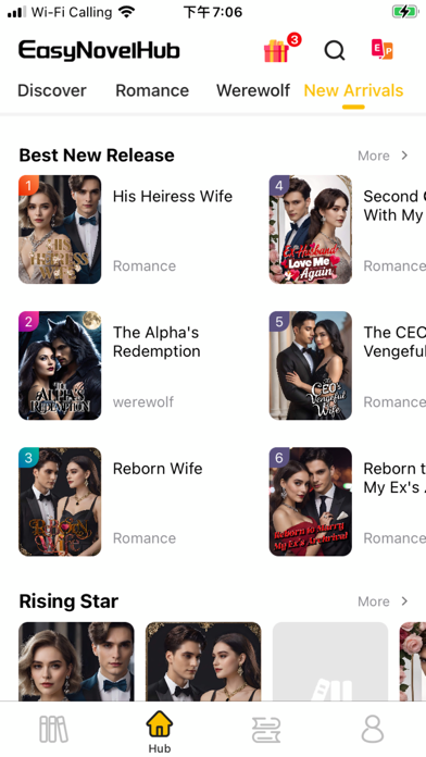 EasyNovelHub: Novels & Stories Screenshot