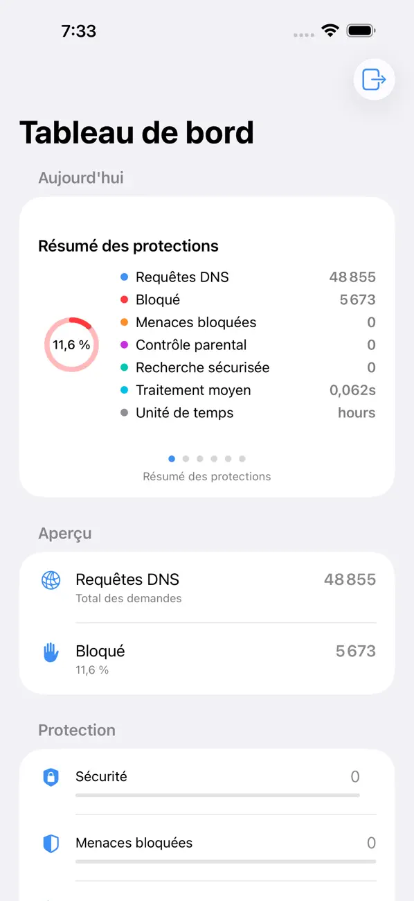 Screenshot #1 pour AdGuard Home Manager