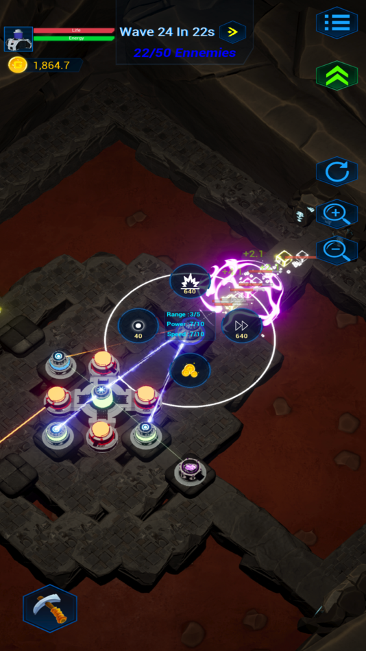 #2. Power & Path : Energy TD (iOS) By: Ronan Yvergniaux