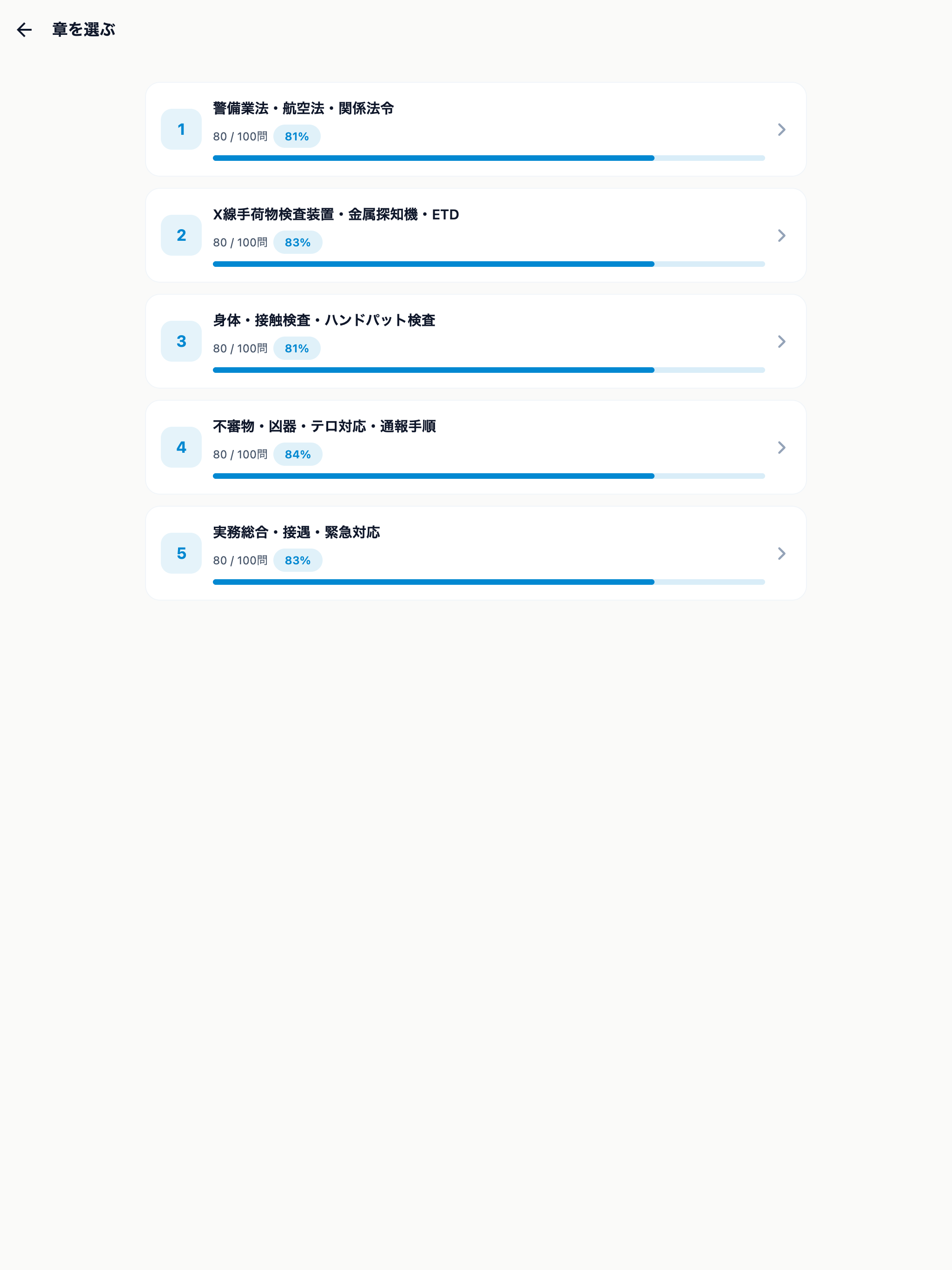 航空保安警備2級対策 screenshot 7