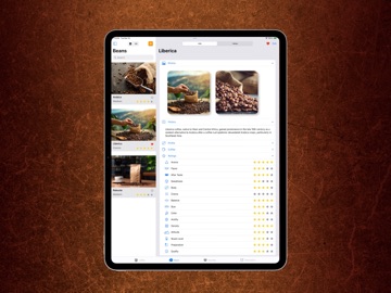 XCoffee iPad screenshot