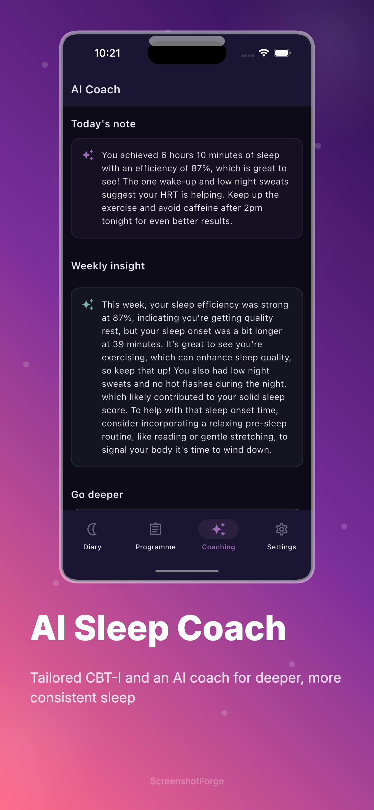 Somnaro: Menopause Sleep App