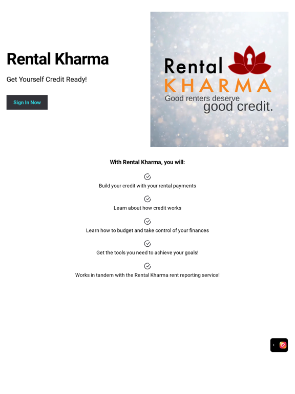 Rental Kharma iPad screenshot 1 - Finance app