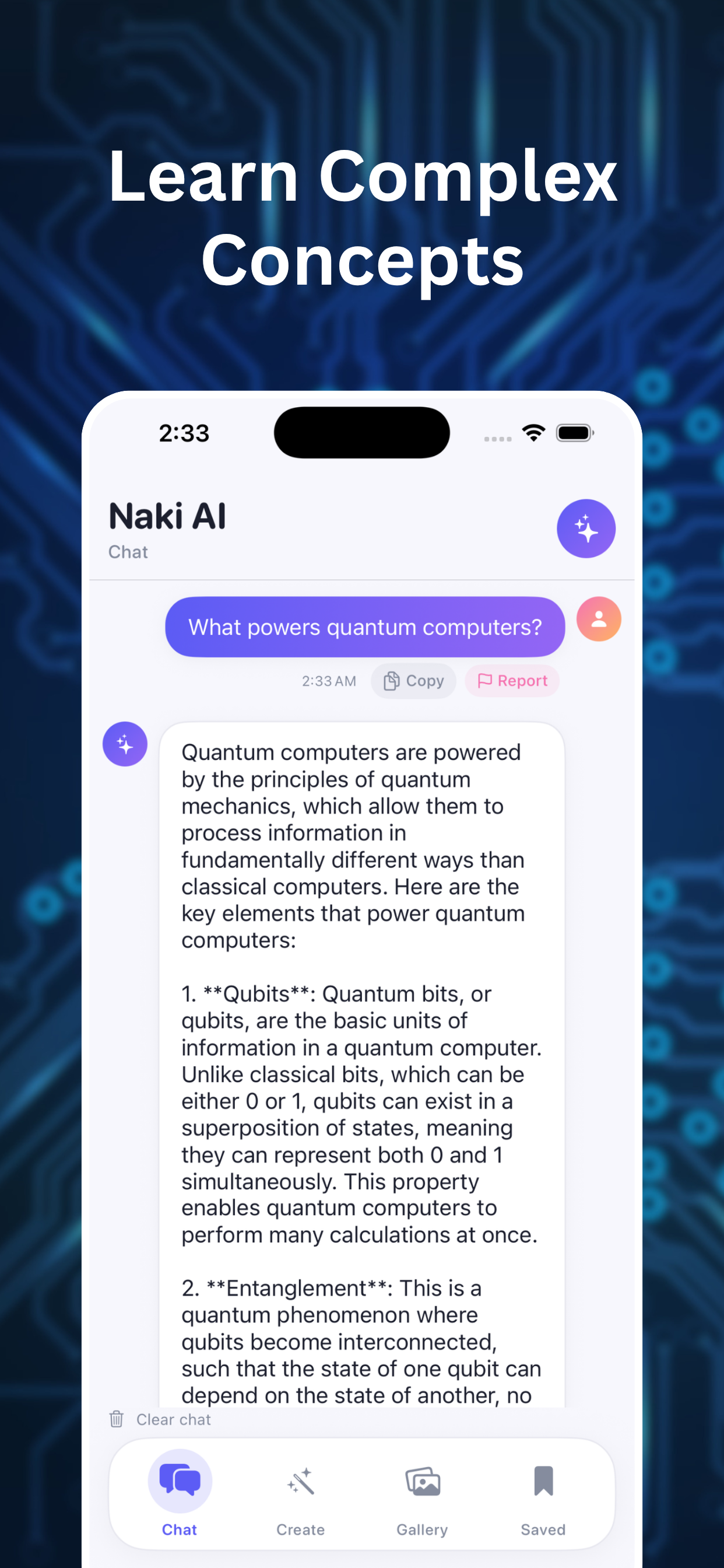 Naki AI App Store screenshot