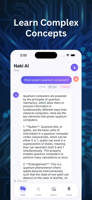 Naki AI iPhone screenshot 6