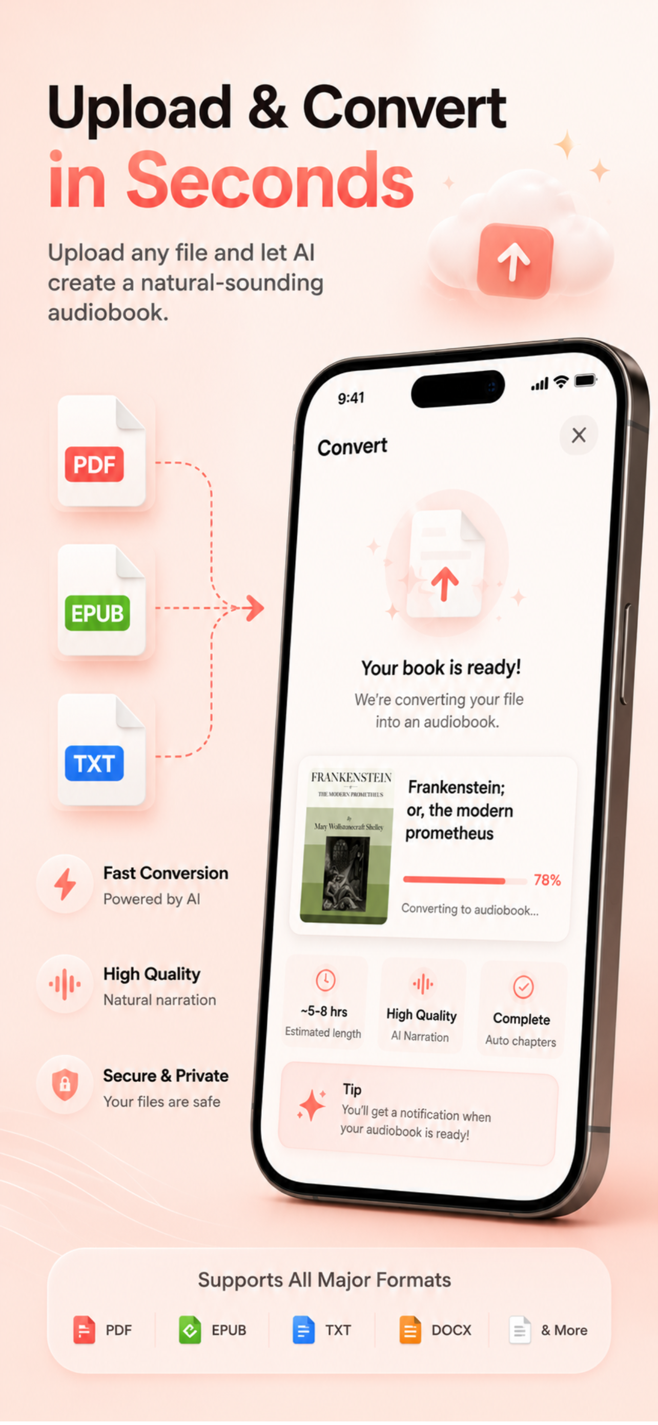 Audibly: Audiobook Maker screenshot 3
