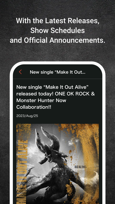 ONE OK ROCK iPhone screenshot 3 - Music app