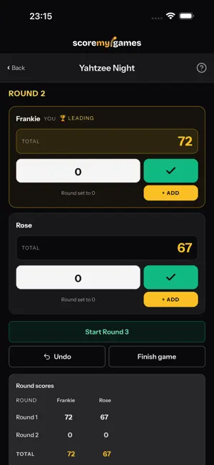 ScoreMy Games screenshot 2