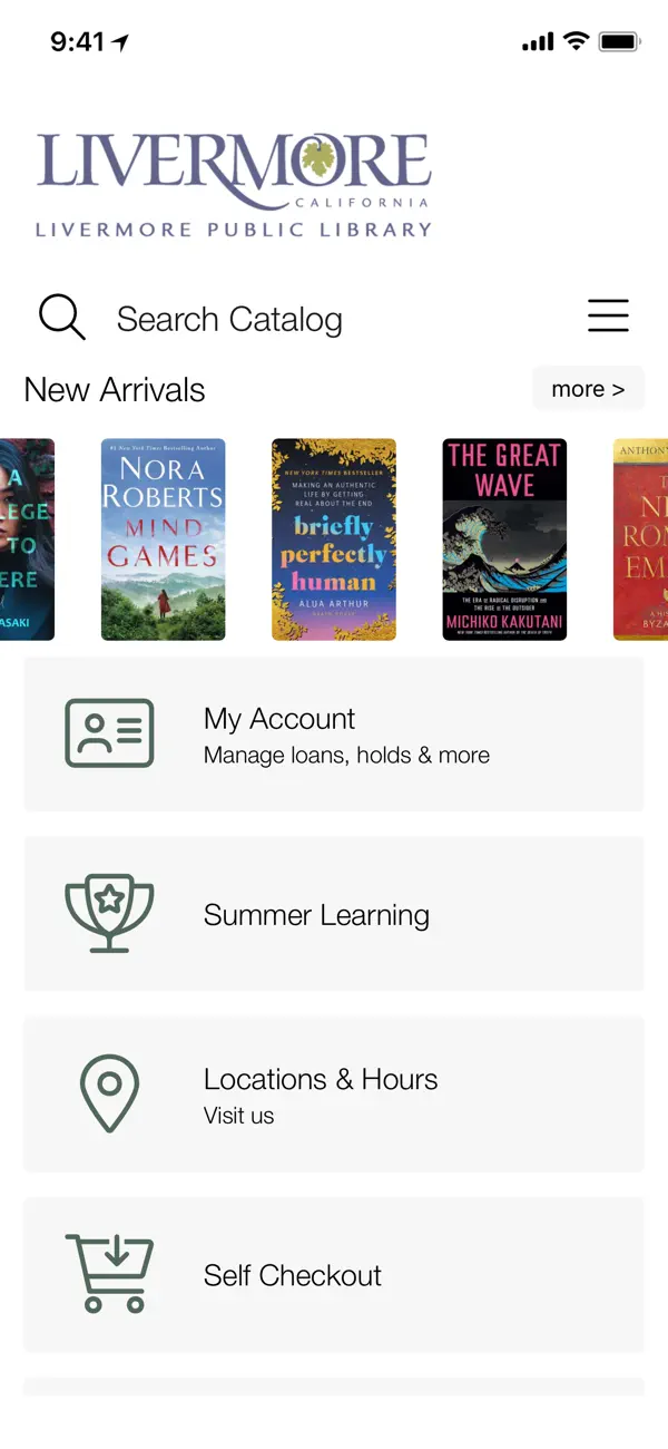 Screenshot #1 pour Livermore Public Library