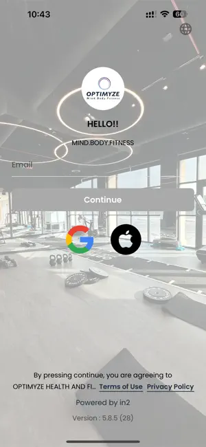 OPTIMYZE HEALTH AND FITNESS screenshot 2