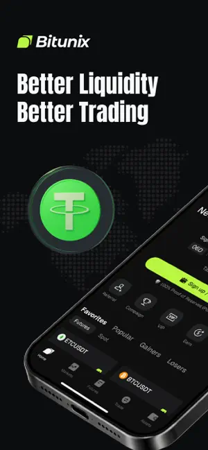 Bitunix: Trade Crypto, Bitcoin screenshot 1