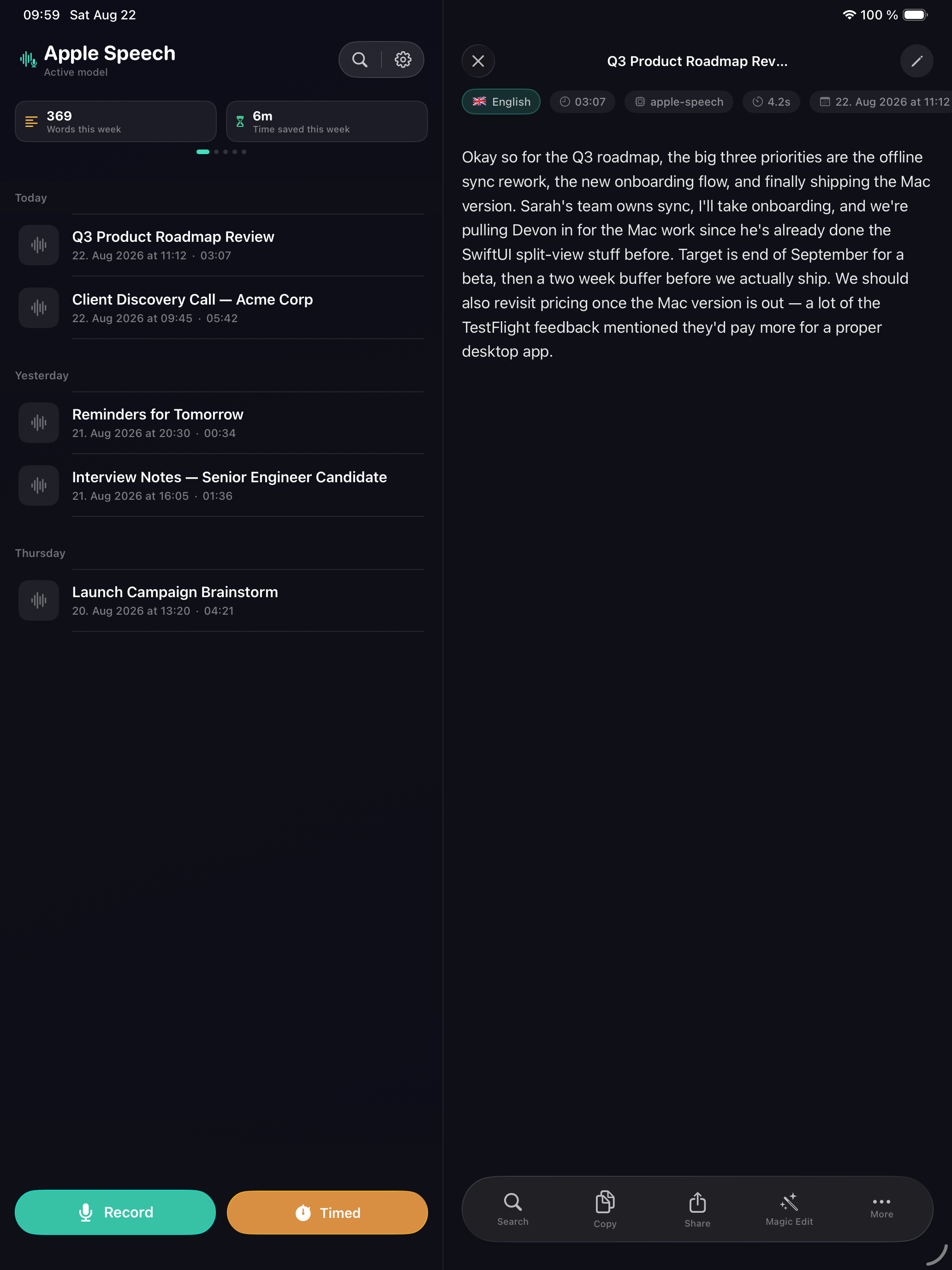 Open Transcription screenshot 12