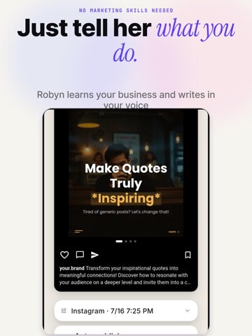 Robyn: Video & Content Creator iPad screenshot
