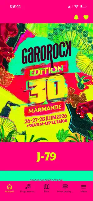 Festival Garorock 2026 iPhone screenshot 1