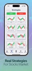 Stocks trading simulator screenshot