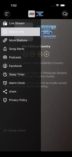 104.3 Kinzua Country screenshot 4