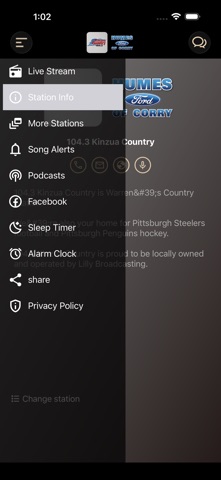 104.3 Kinzua Country iPhone screenshot