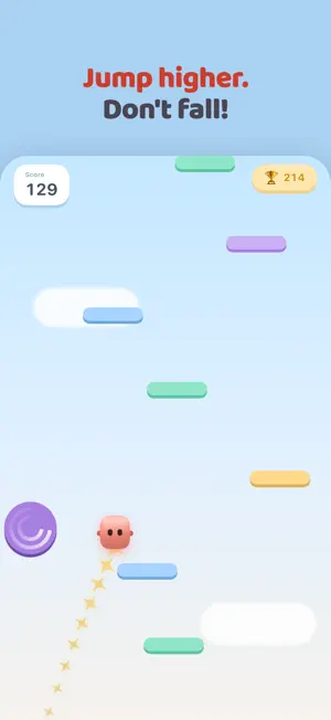 Jump Block Sky: Endless Jumper screenshot 1