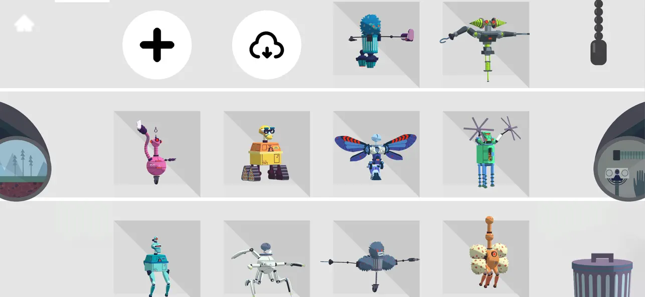 Screenshot #1 pour L'Usine de Robots 3D - Tinybop