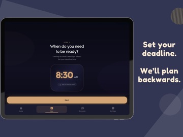 ReadyBy Planner: Never Be Late iPad screenshot