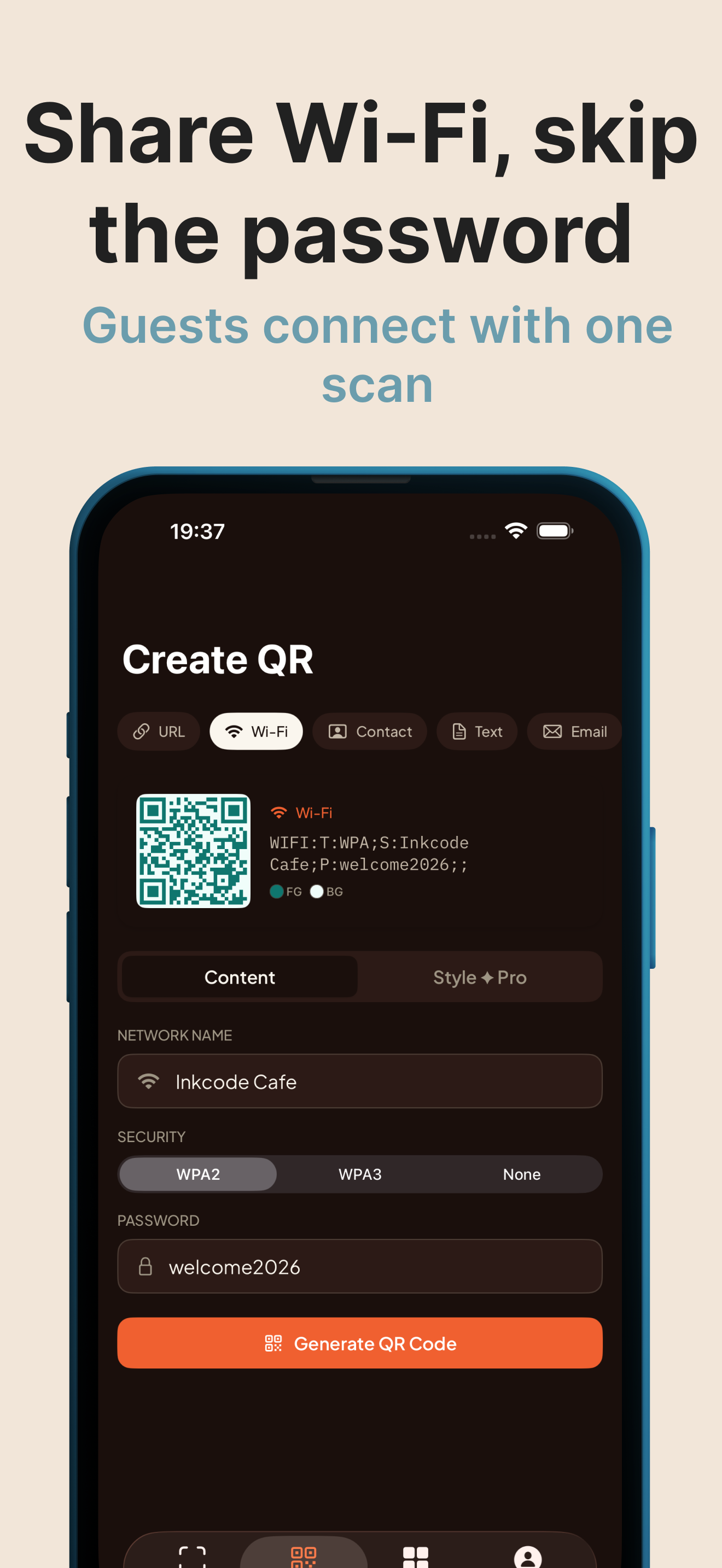 Inkcode: QR Code Generator