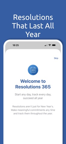 New Year's Resolutions 365 screenshot