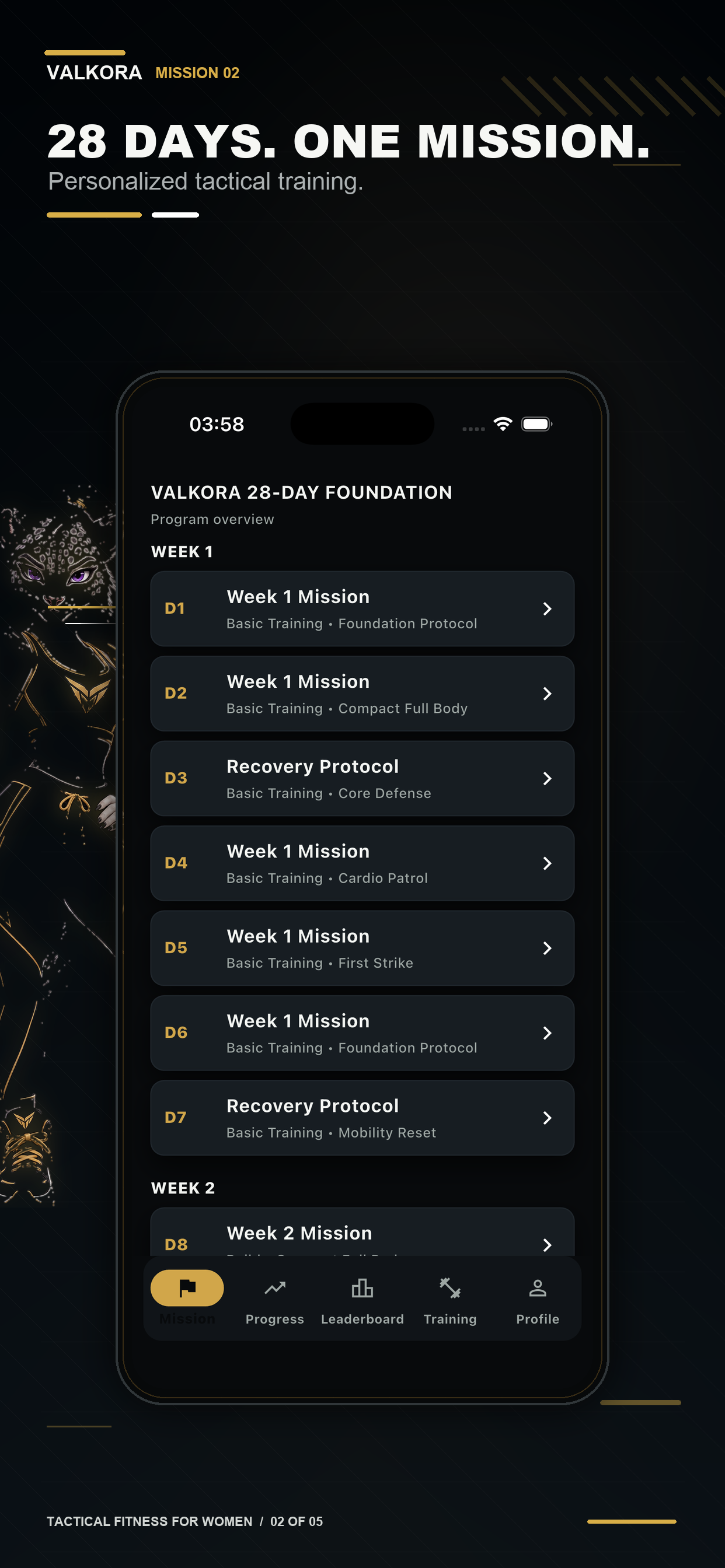 Valkora: Military Workout screenshot 2