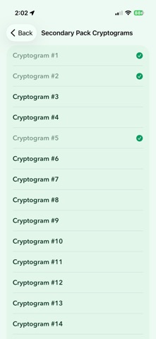 Cryptograms by Lex.Games Screenshot 3 of 4
