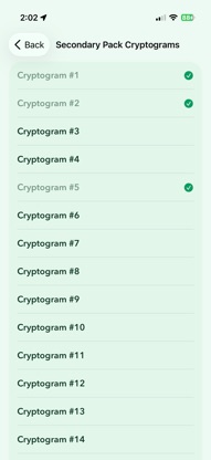 Cryptograms by Lex.Games screenshot 3