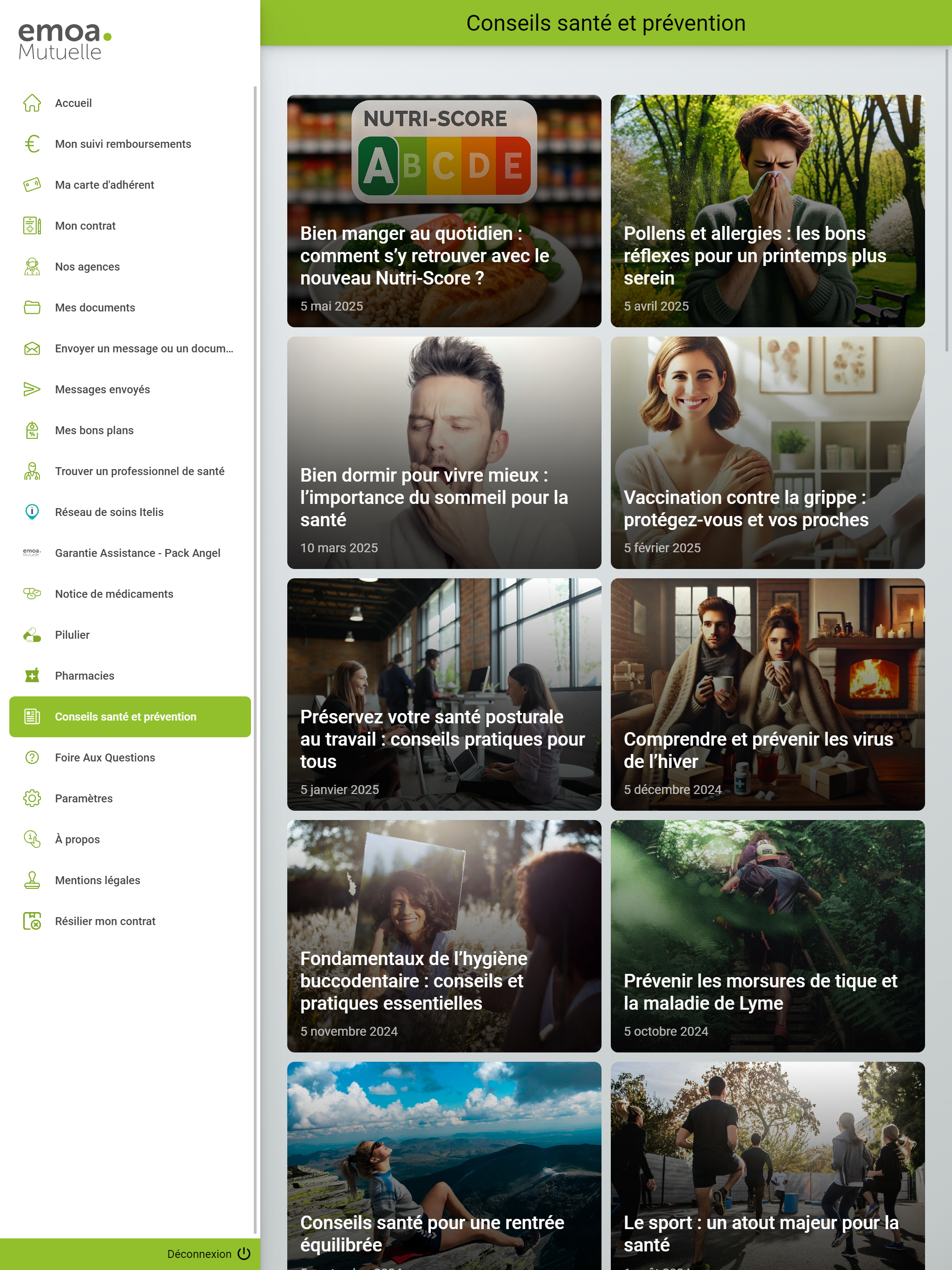 EMOA Mutuelle screenshot 21