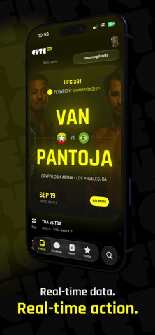 Fyte: UFC Widgets iPhone screenshot 6