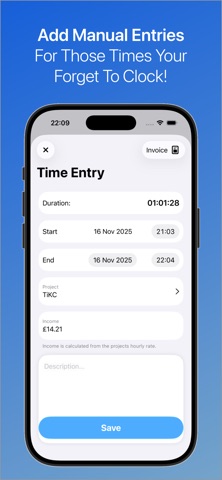Hours Tracker: TiKC Screenshot 7 of 9