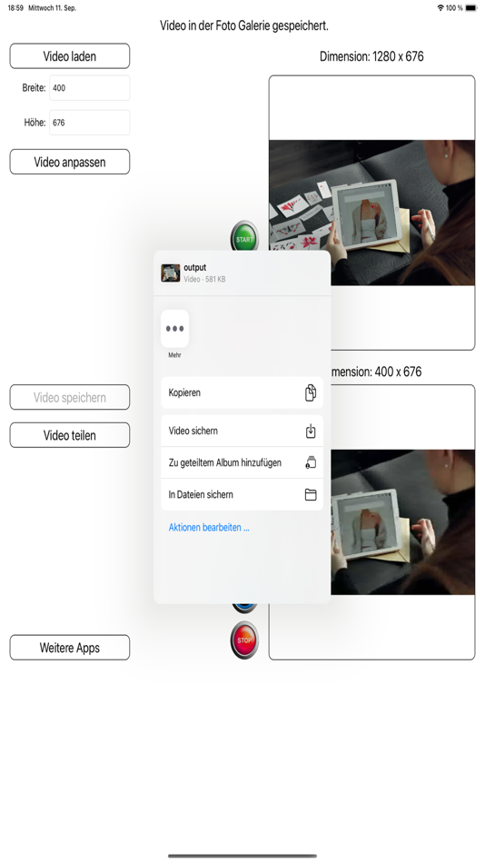 #6. Video Dimension (iOS) 由: Gerhard Lentschik