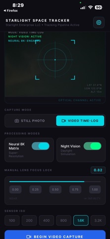 Starlight Space Tracker screenshot