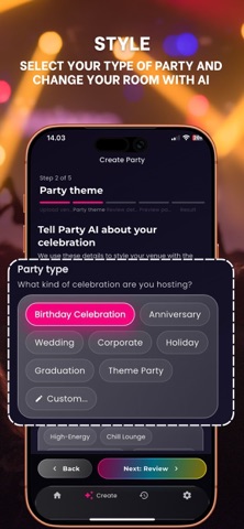 AI Party Room Makeover screenshot