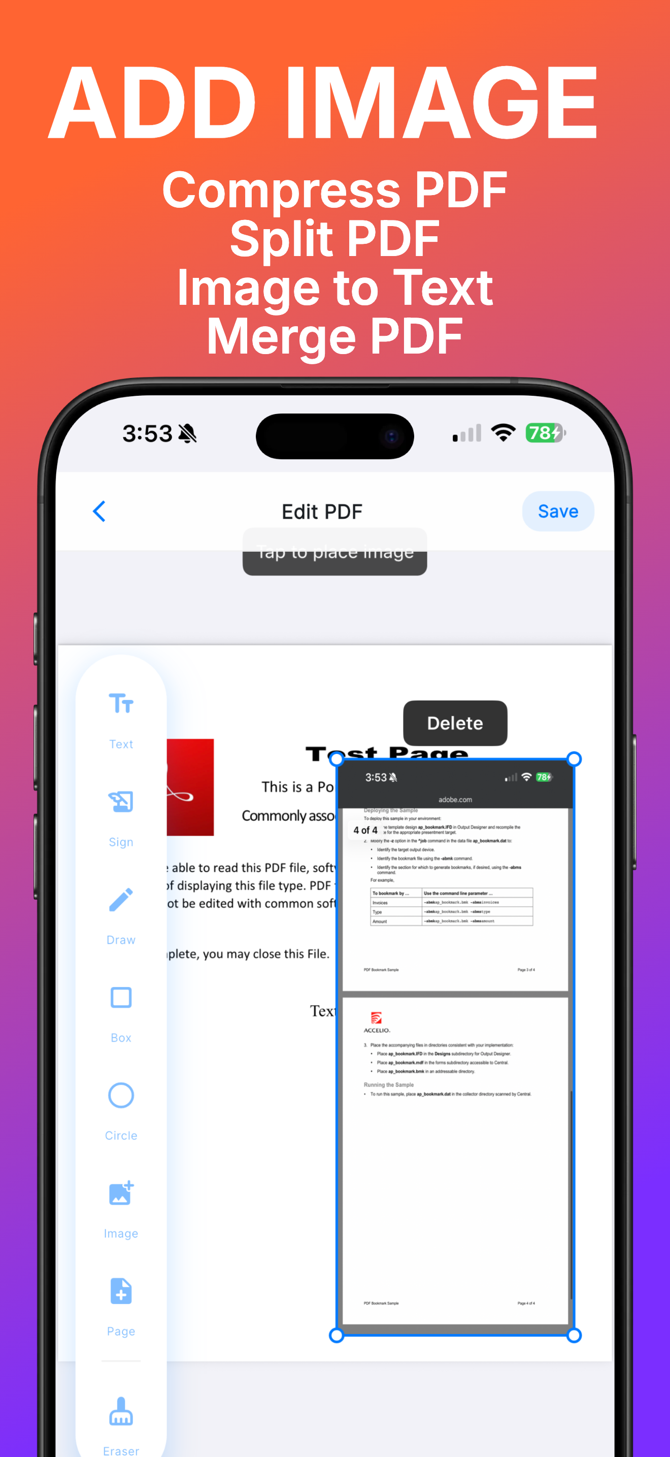 PDF Editor: Scanner & Sign screenshot 3