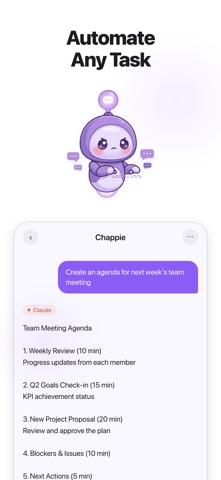 AI Chat Assistant - Chappie iPhone screenshot