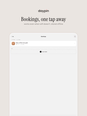 Daypin: AI Trip Planner iPad screenshot