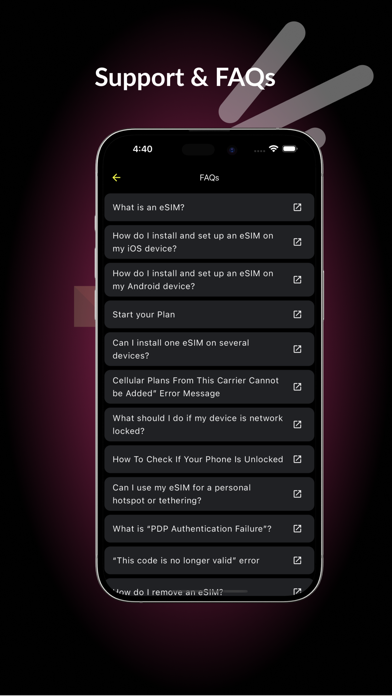 TelliSIM Screenshot