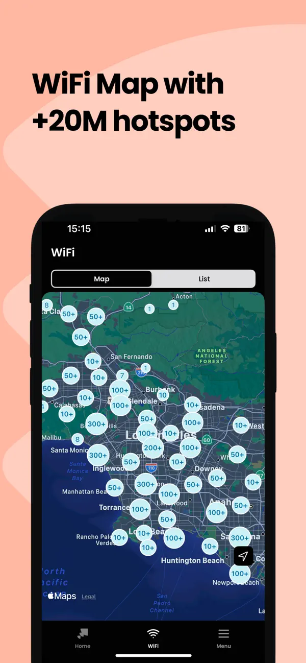 #6. Instabridge: eSIM + Internet (iOS) 由: Instabridge Sweden AB