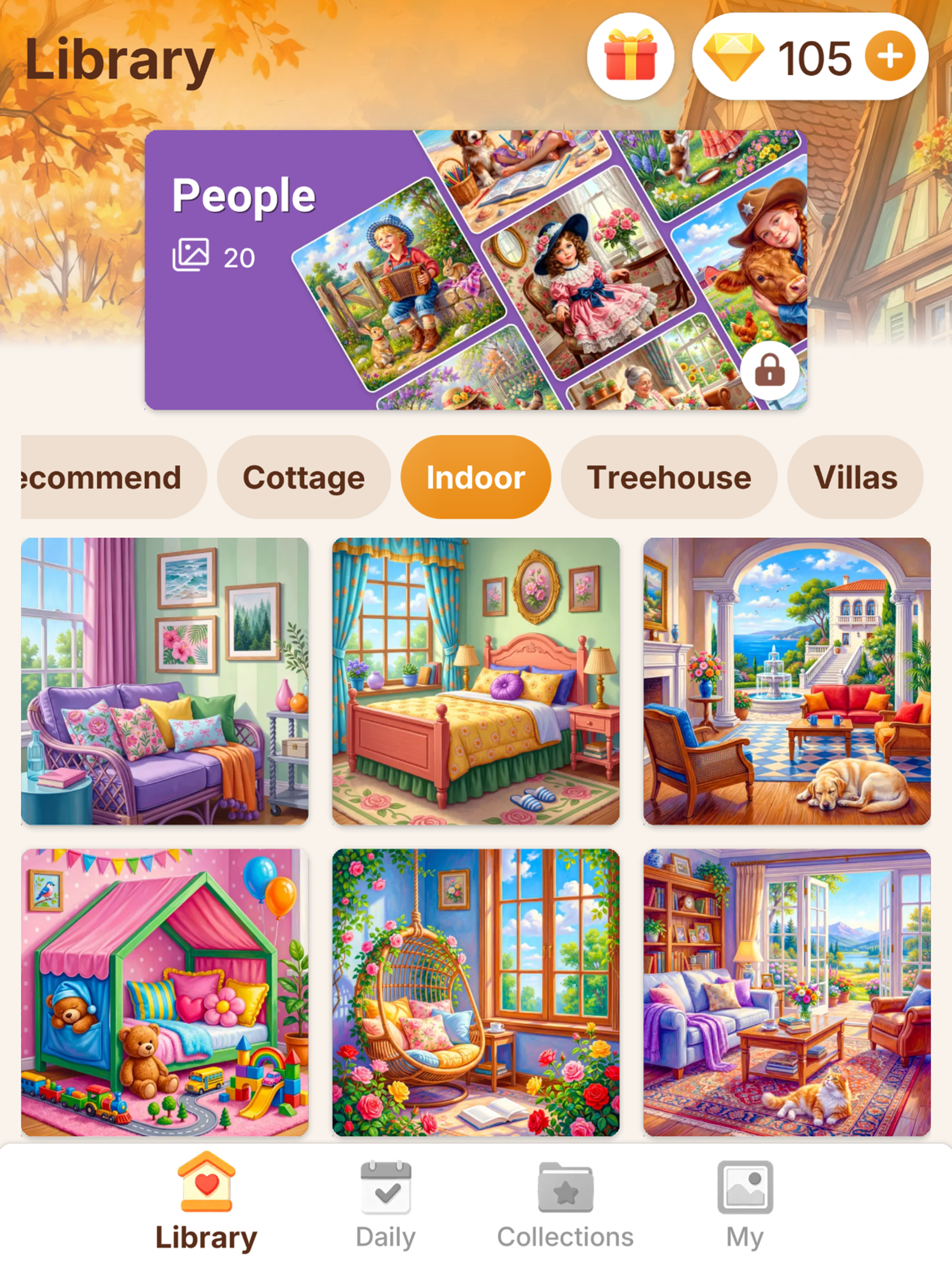 House Jigsaw Puzzle Game
